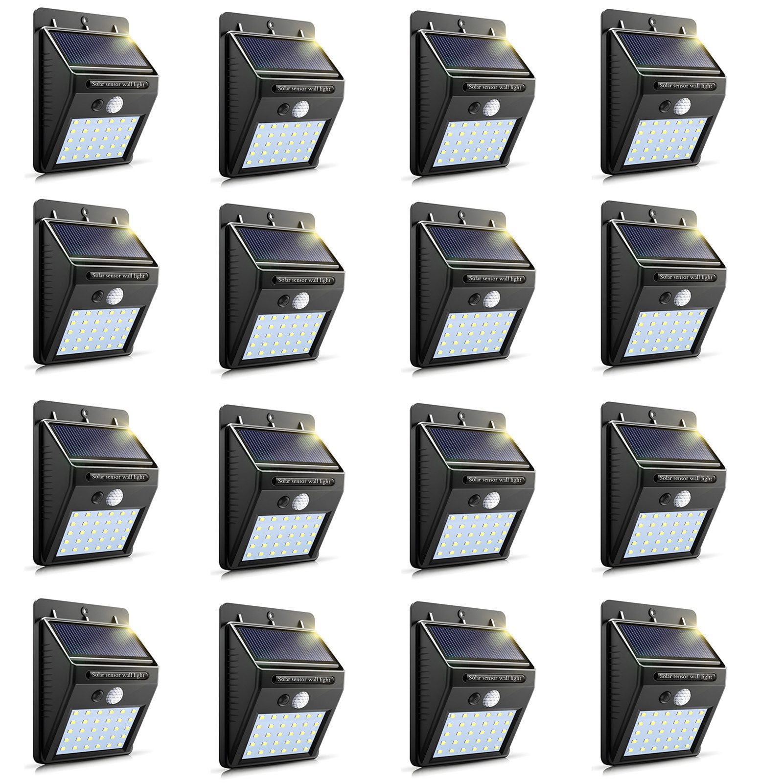 BlingBin LED Solarleuchte Solarlampen Außen-Wandleuchte mit günstig online kaufen