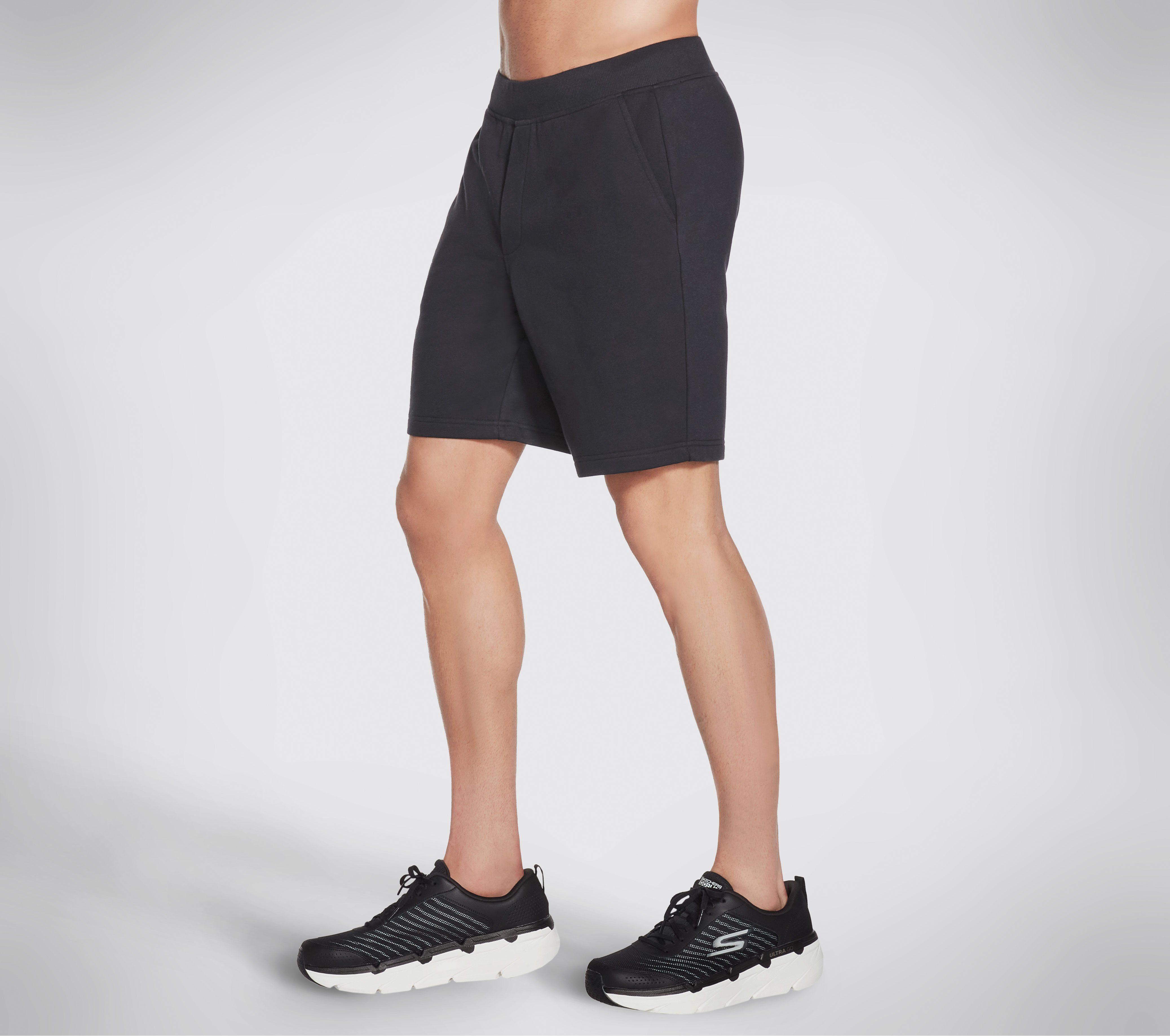 Skechers Shorts EXPLORER 9" SHORT Leichtgewichtiger SKECH-SWEATS French terry Stoff