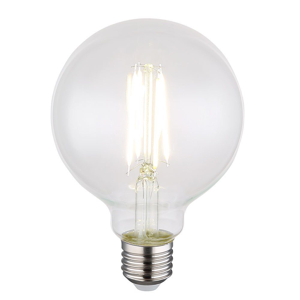 Globo LED-Leuchtmittel, LED Leuchtmittel 7W D E27 4000K cm dimmbar Edison Lampe 9,5 Filament