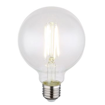 Globo LED-Leuchtmittel, LED Leuchtmittel Edison E27 7W Filament Lampe 4000K dimmbar D 9,5 cm