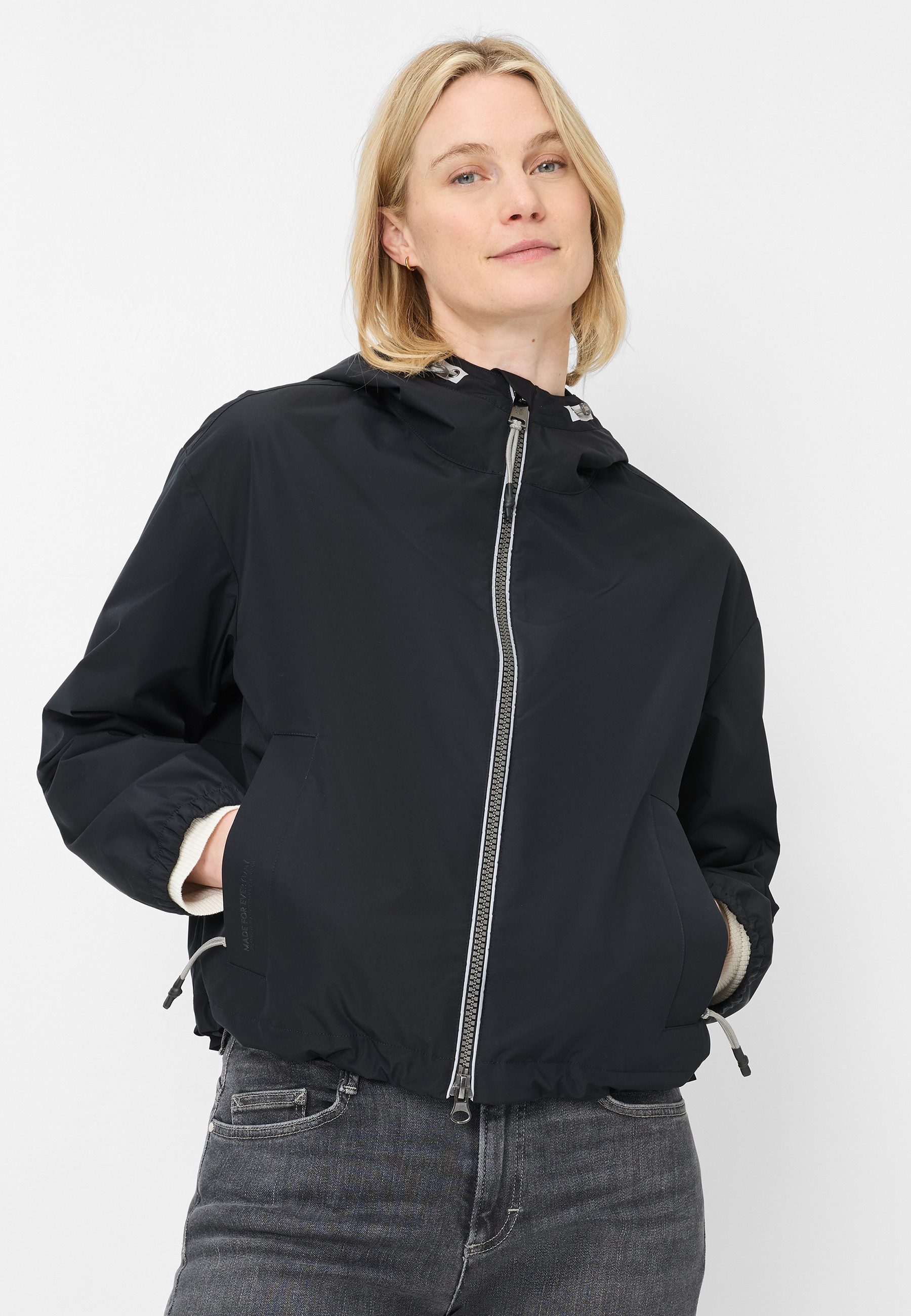 Fuchs Schmitt Outdoorjacke mit Kapuze, Regular Fit, Reißverschlusstaschen