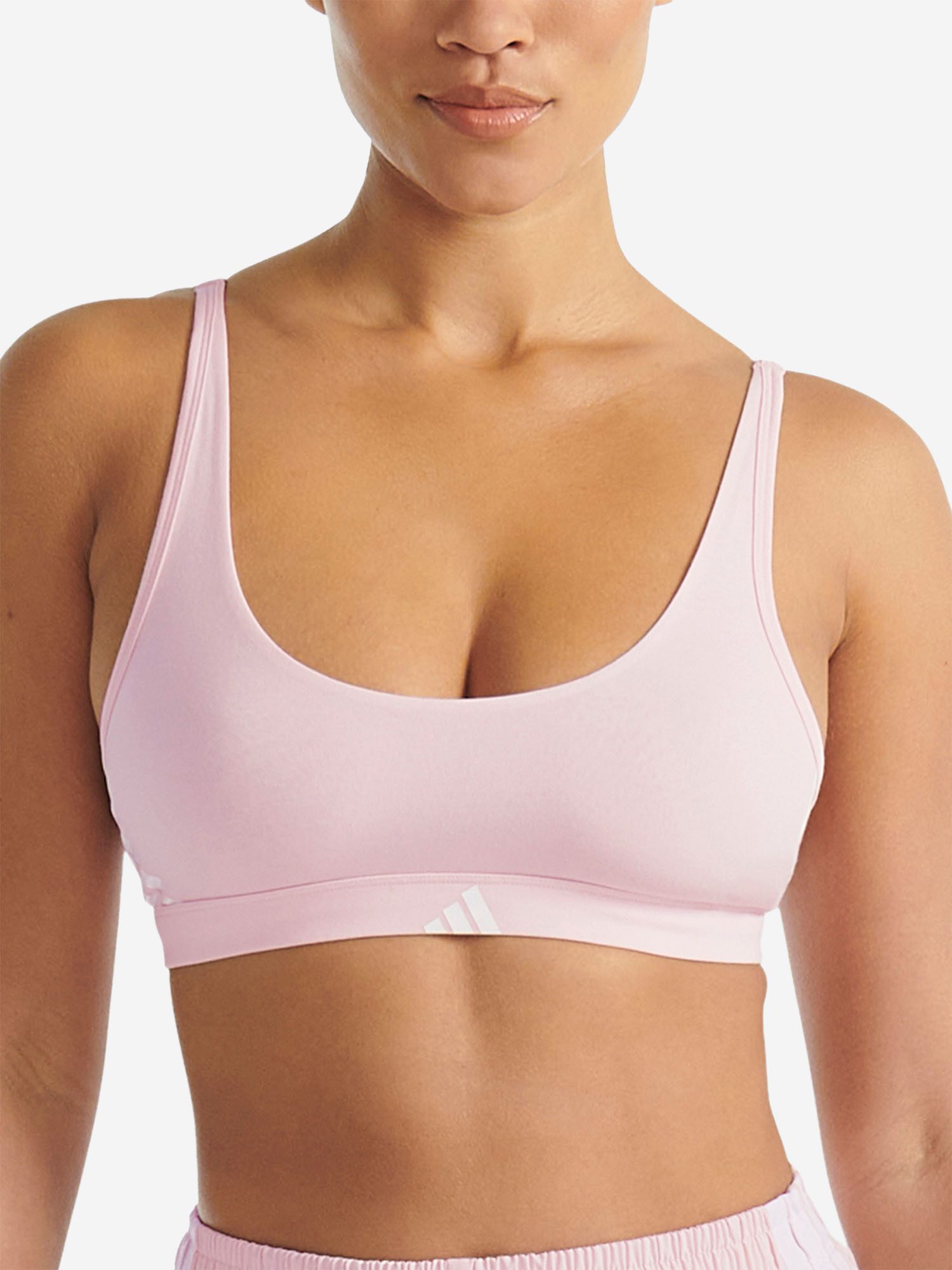 adidas Sportswear Bralette Sport Active Essentials Cotton 3 Stripes bh bra-lette bustier