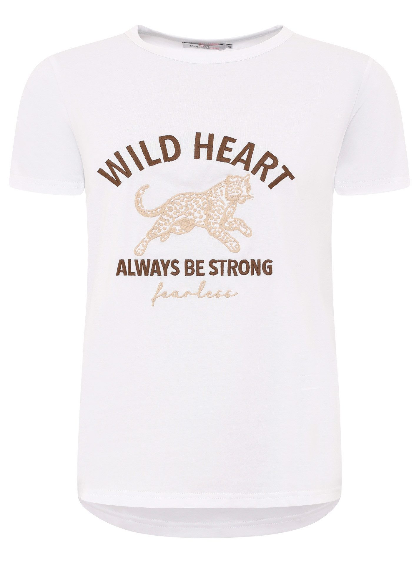 Zwillingsherz Kurzarmshirt günstig online kaufen