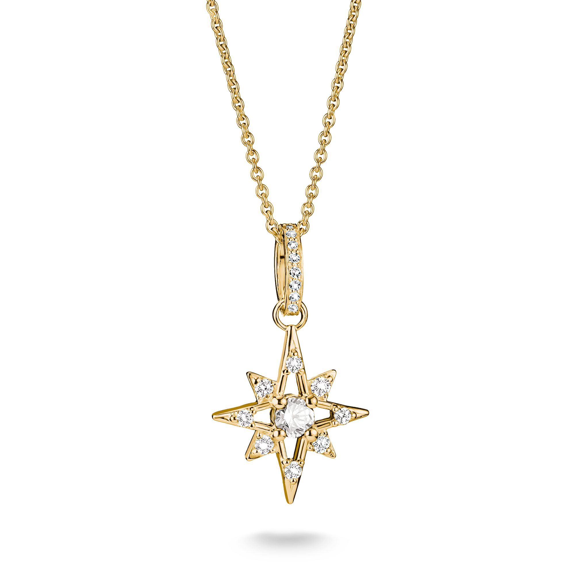 THOMAS SABO Kette mit Anhänger Midnight Sky Kette, mit Zirkonia (synth)