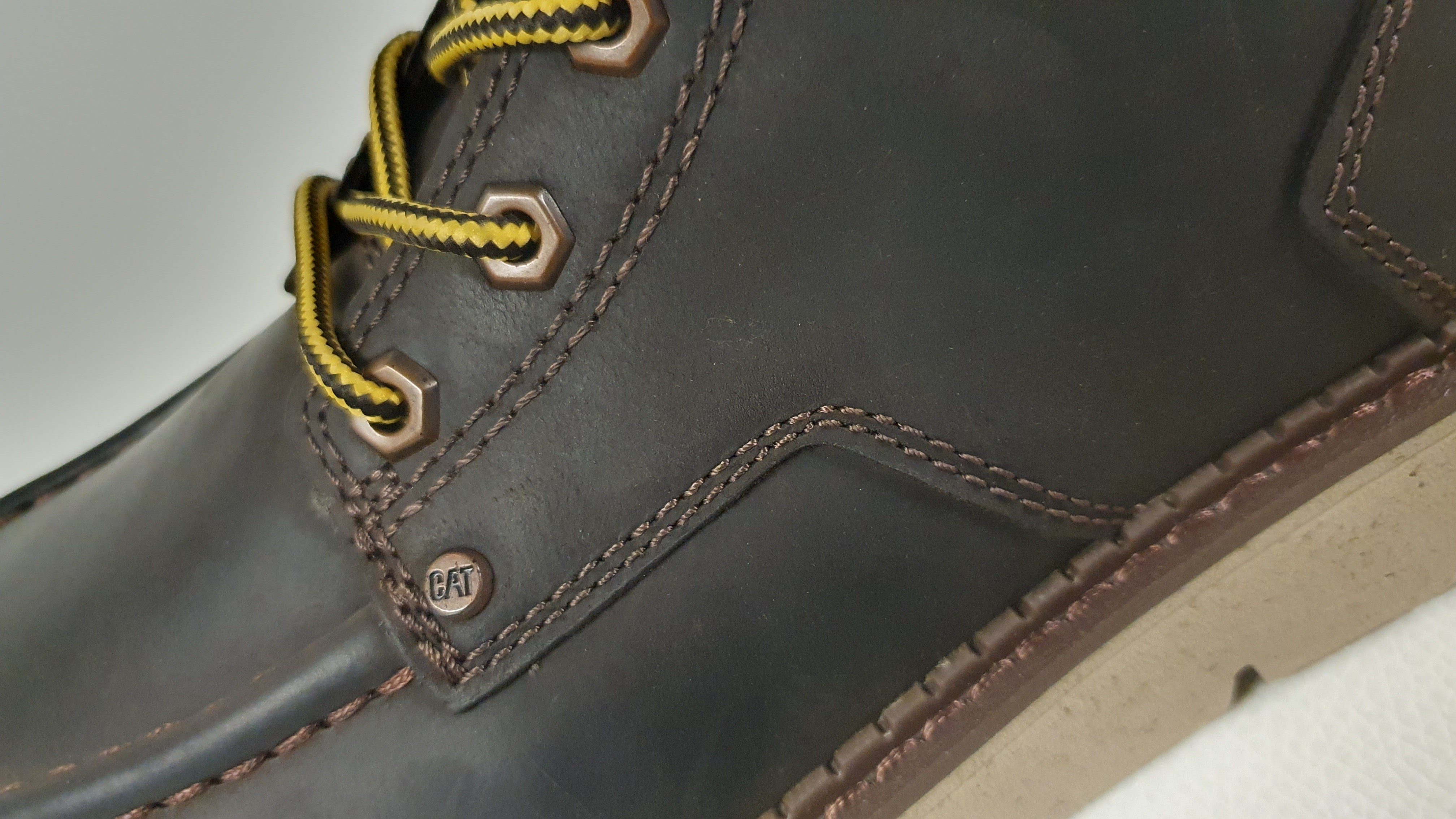 CAT CATERPILLA Leder Stiefel Herren Covert Demitasse Boots braun Schnürboot günstig online kaufen