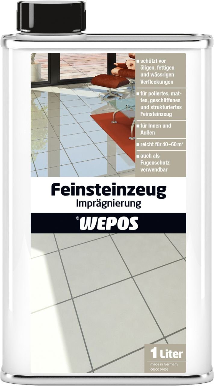 WEPOS CHEMIE GMBH Wepos Feinsteinzeug-Imprägnierung 1 L Vinyl- und Designbodenreiniger