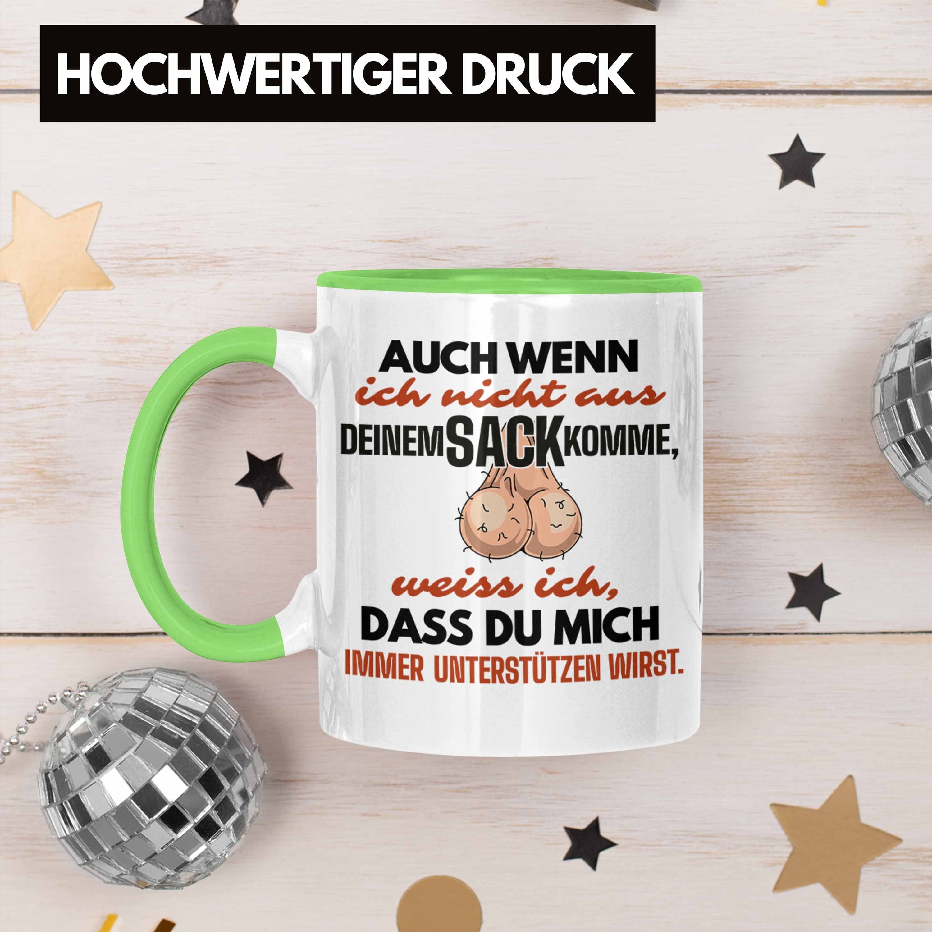 Stiefvater Grün Nicht Wenn Auch - Trendation Trendation Spruch Tasse Geschenkidee Ich Aus Geschenk Vatertag Sack Stiefpapa Deinem Lustiger Komme Tasse