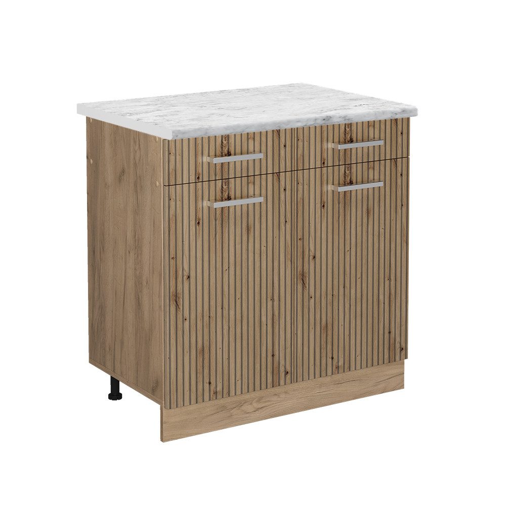 Vicco Unterschrank R-Line, Artisan-Eiche/Goldkraft Eiche, 80 günstig online kaufen