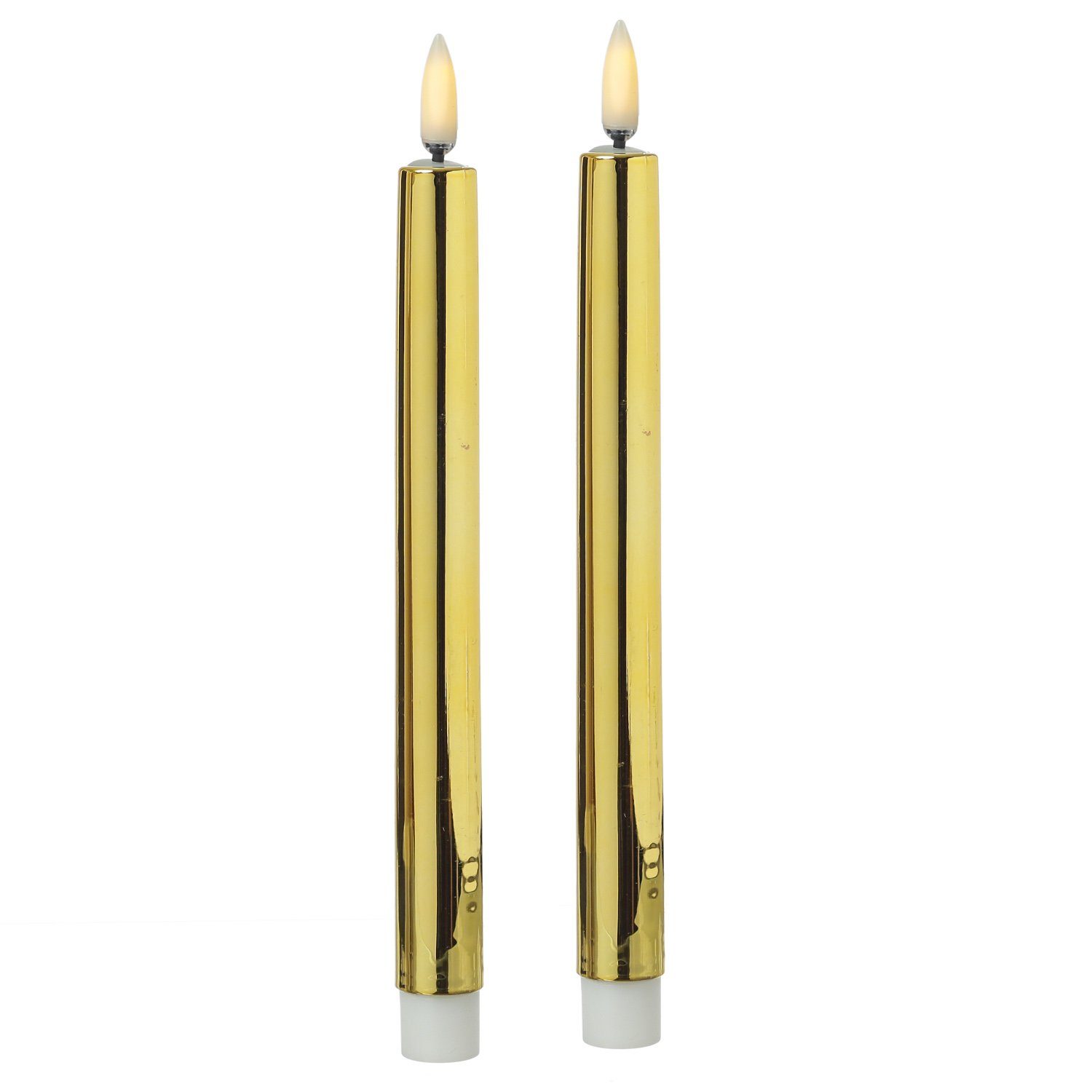 MARELIDA LED-Kerze LED Stabkerzen Dinnerkerzen Tafelkerzen Spitzkerzen H: 2 günstig online kaufen