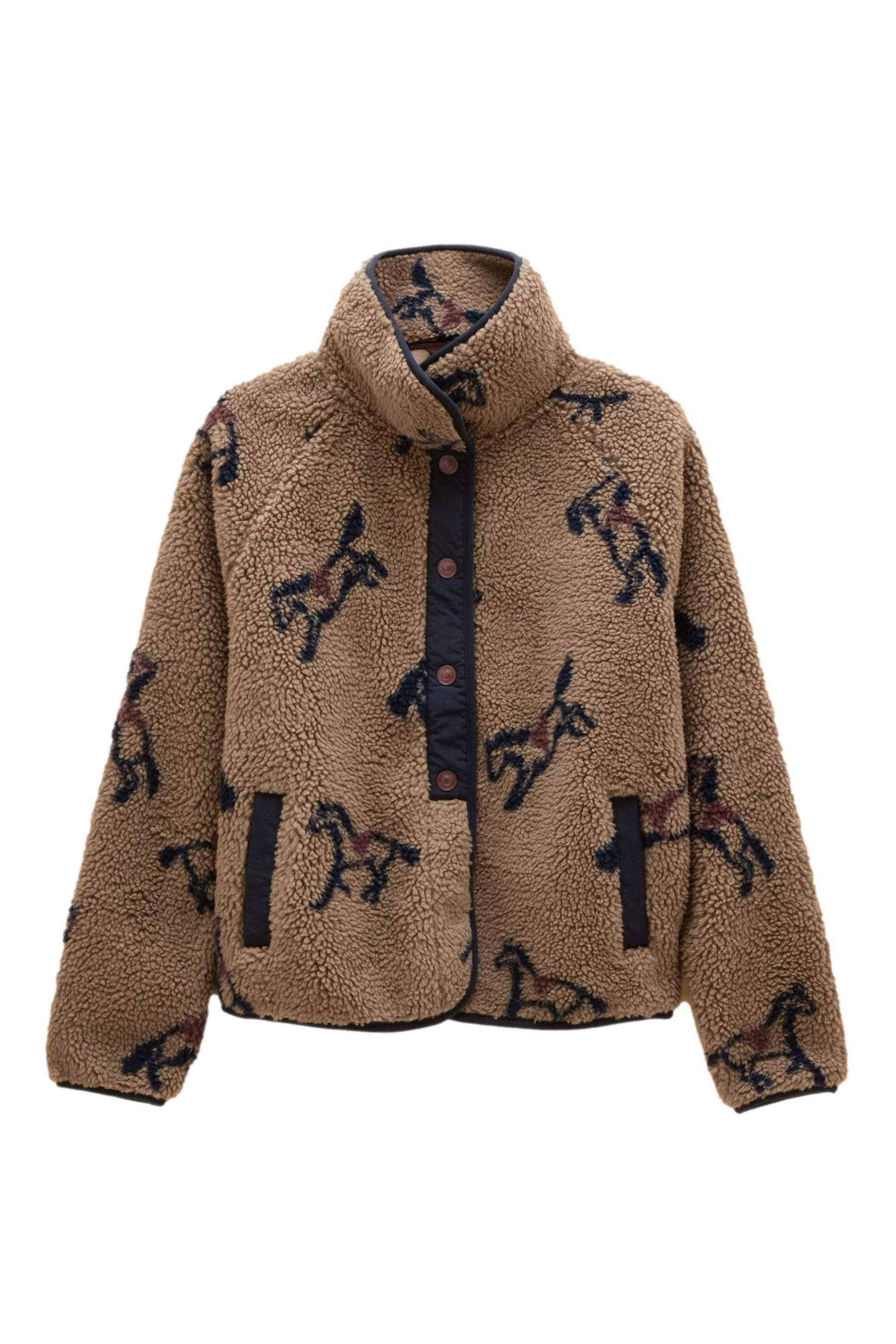 Tom Joule Fleecejacke Joules Jacke aus Borg-Fleece (1-St)