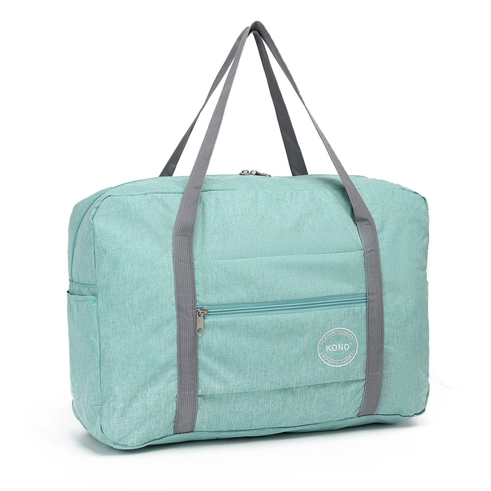 KONO Reisetasche Faltbare Wasserdichte Reisehandtasche – Für A4, 13,5“ Laptops & Reisen
