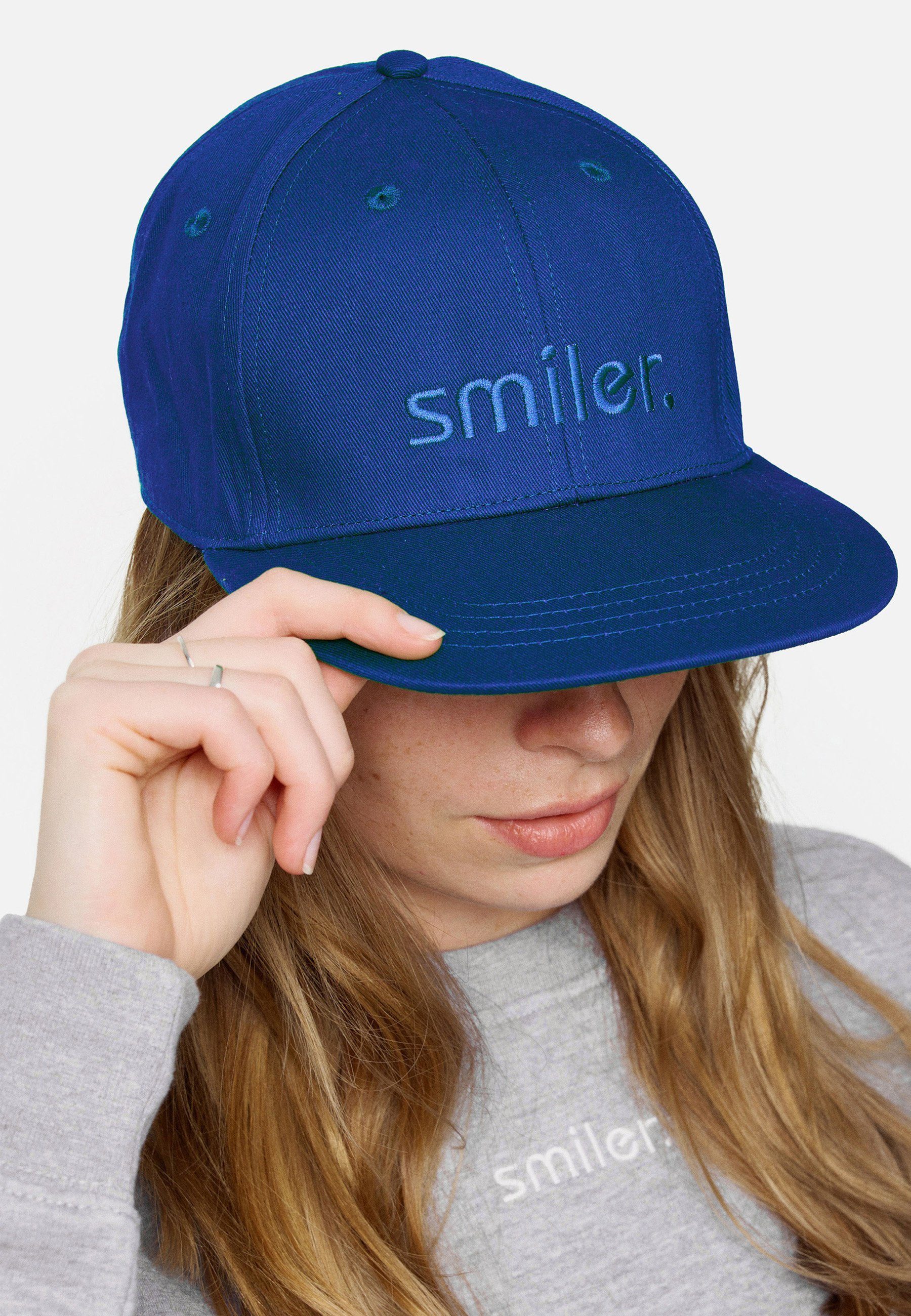 shine. blau Snapback Cap smiler.
