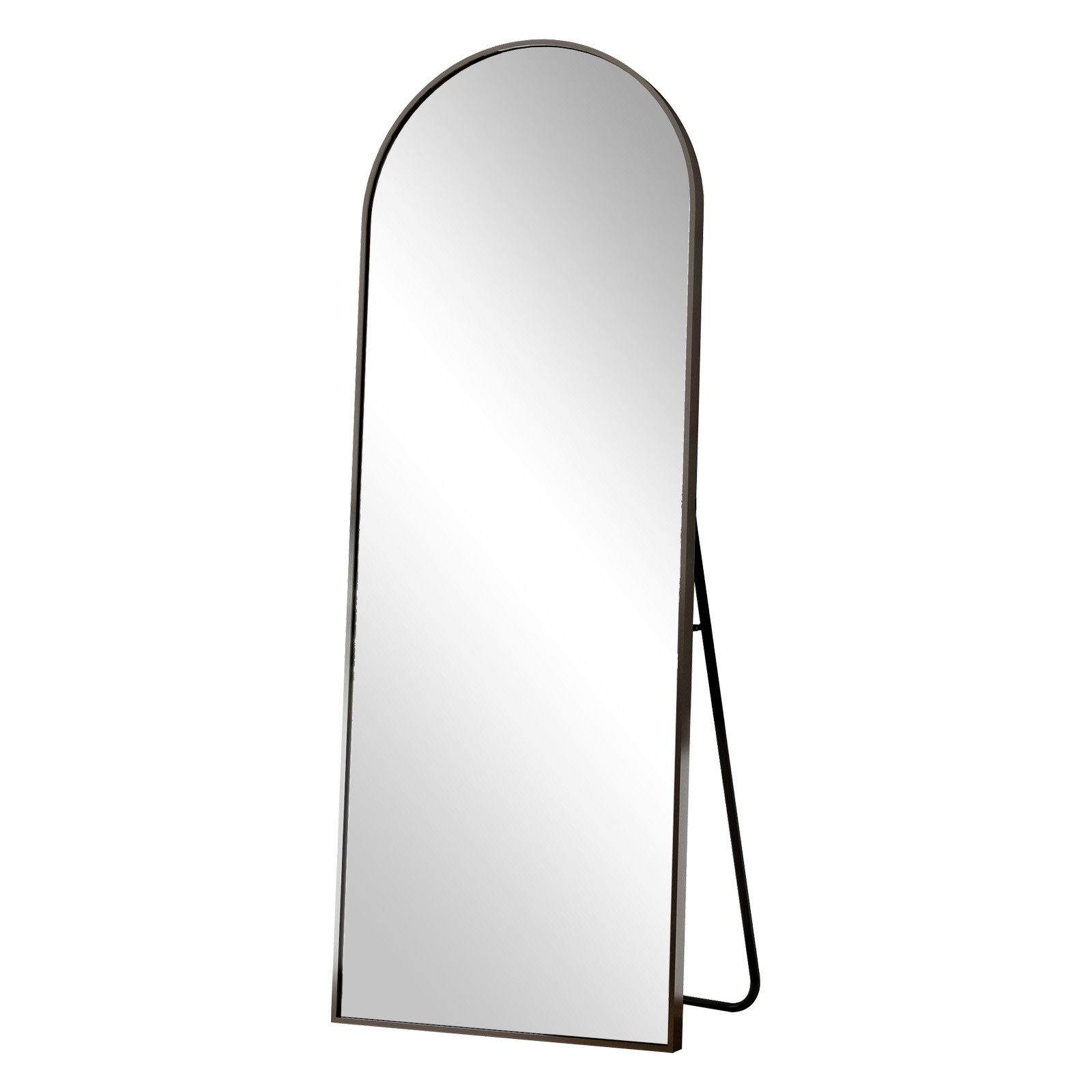 BEAUTYPEAK Ganzkörperspiegel großer Bogenspiegel (165cm*60cm, 150cm*40cm, 180cm*76cm, Halterung für Wandmontage, mit Ständer)