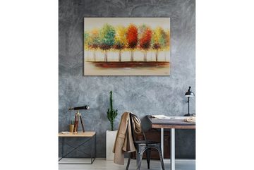 KUNSTLOFT Gemälde Gradient 120x80 cm, Leinwandbild 100% HANDGEMALT Wandbild Wohnzimmer