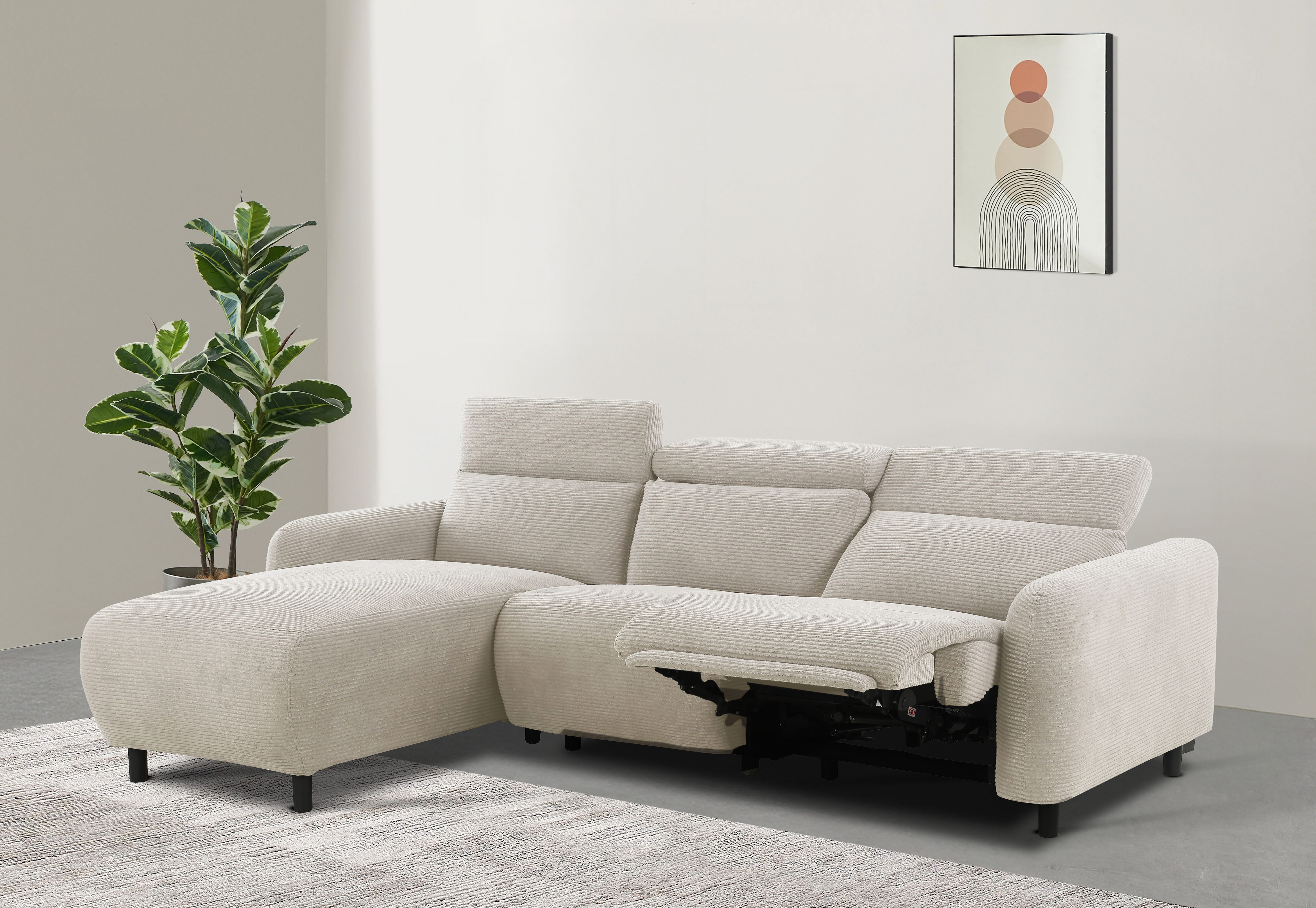 Home affaire Ecksofa SKAANE in Cord, günstig online kaufen