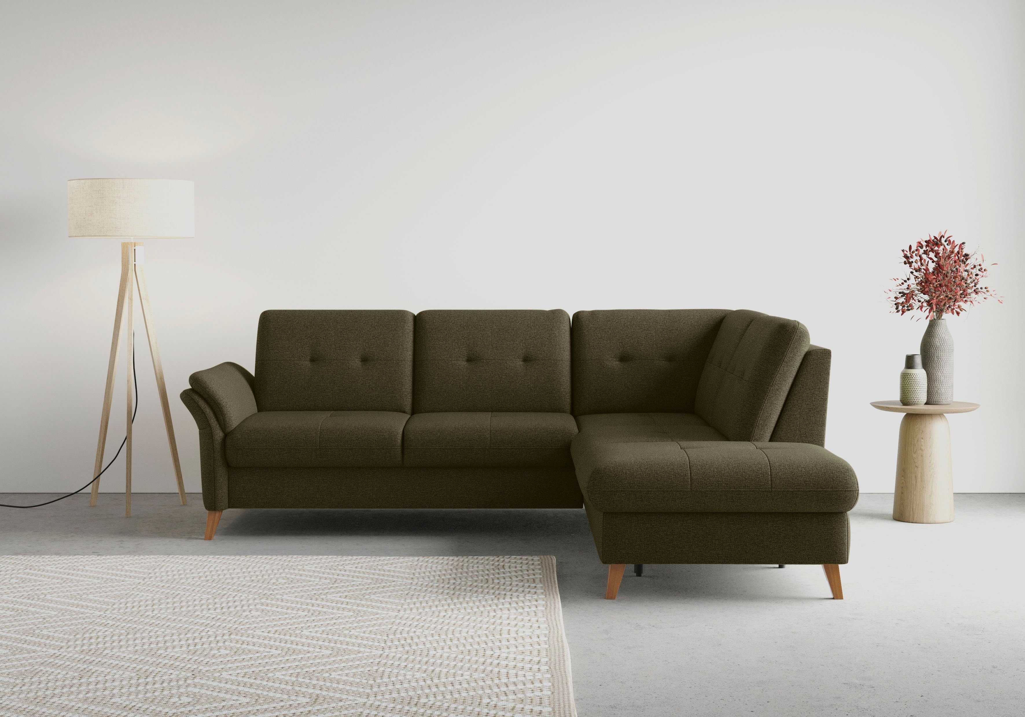 sit&more Ecksofa "Göteborg" inkl. Sitztiefenverstellung, wahlweise mit Bett günstig online kaufen