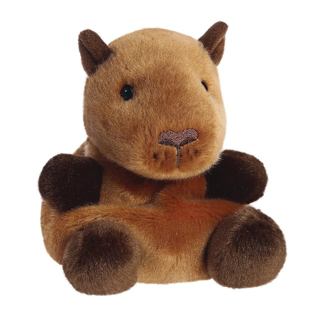 Aurora World Plüschfigur Aurora 33839 - Palm Pals Sid Capybara, Plüschtier, ca.13 cm