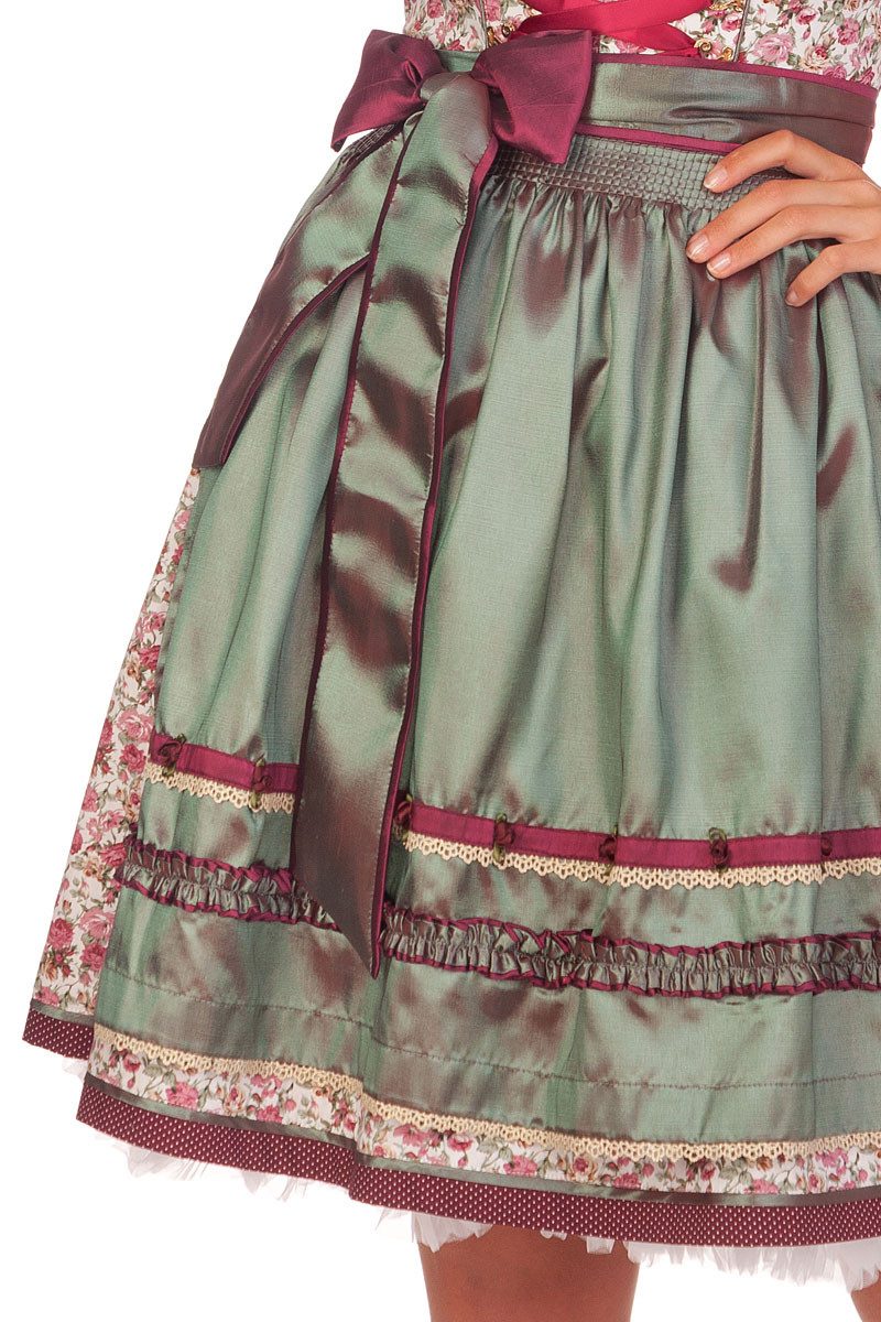 Krüger Madl Dirndl Midi Dirndl 2tlg. - IDUNA - weinrot – Bild 4 von 4