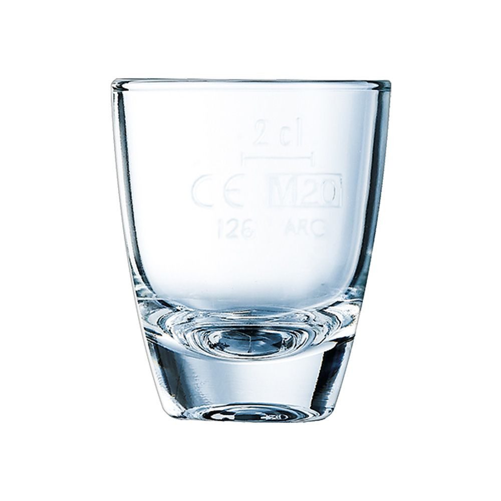 Arcoroc Schnapsglas Gin Shot /-/ 0,2 24er ARC G8340, 24-tlg.