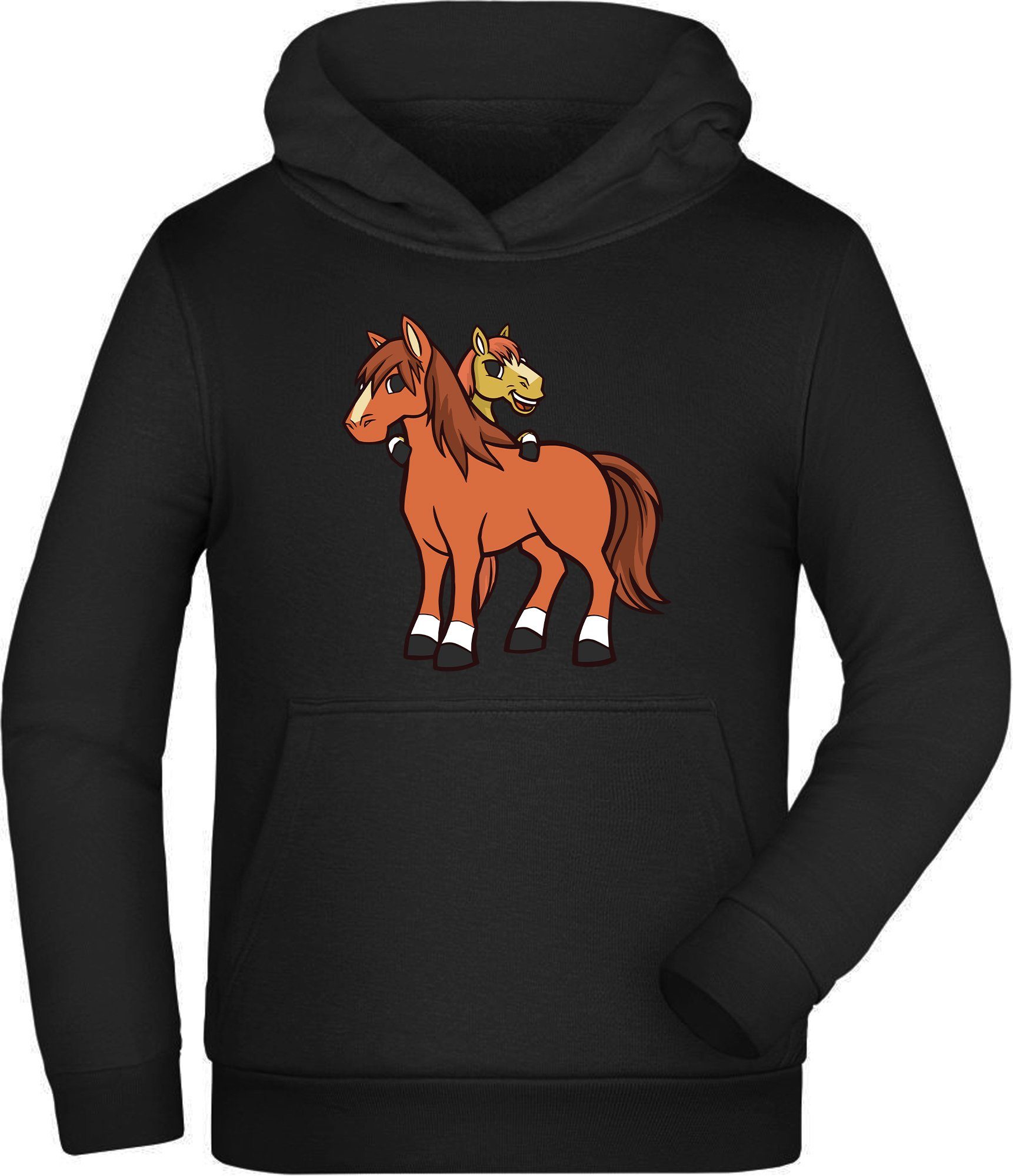 Hoodie Kinder Kapuzen Sweatshirt Pferde Hoodie