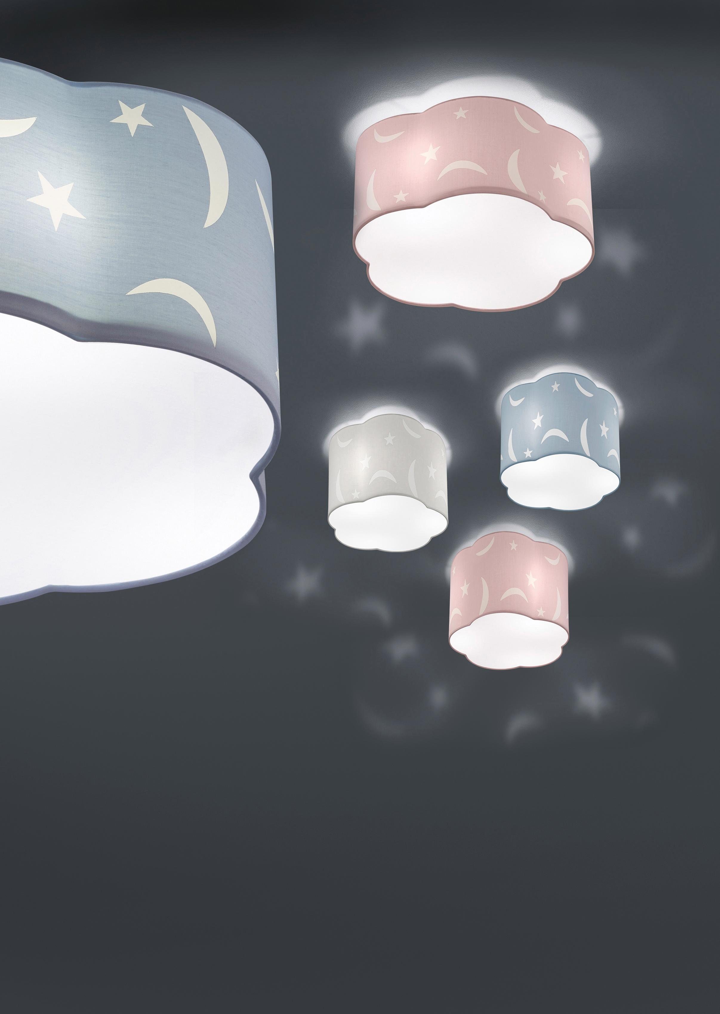 TRIO Leuchten Deckenleuchte MOONY, ohne Leuchtmittel, Deckenlampe, In  trendigen Farbalternativen | Deckenlampen