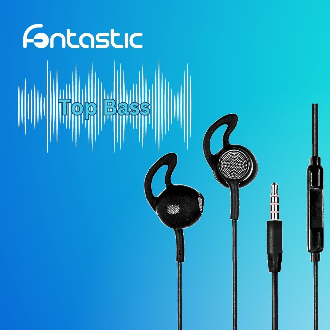 fontastic Stereo Headset L180 black Kopfhörer (Kabelgebunden)