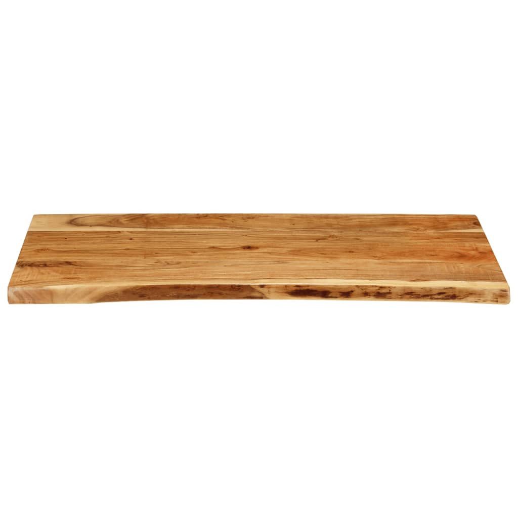vidaXL Waschtischplatte Badezimmer-Waschtischplatte Massivholz 114x52x4 cm