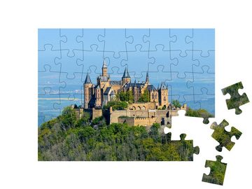 puzzleYOU Puzzle Beeindruckendes Schloss: Burg Hohenzollern, 48 Puzzleteile, puzzleYOU-Kollektionen Burgen