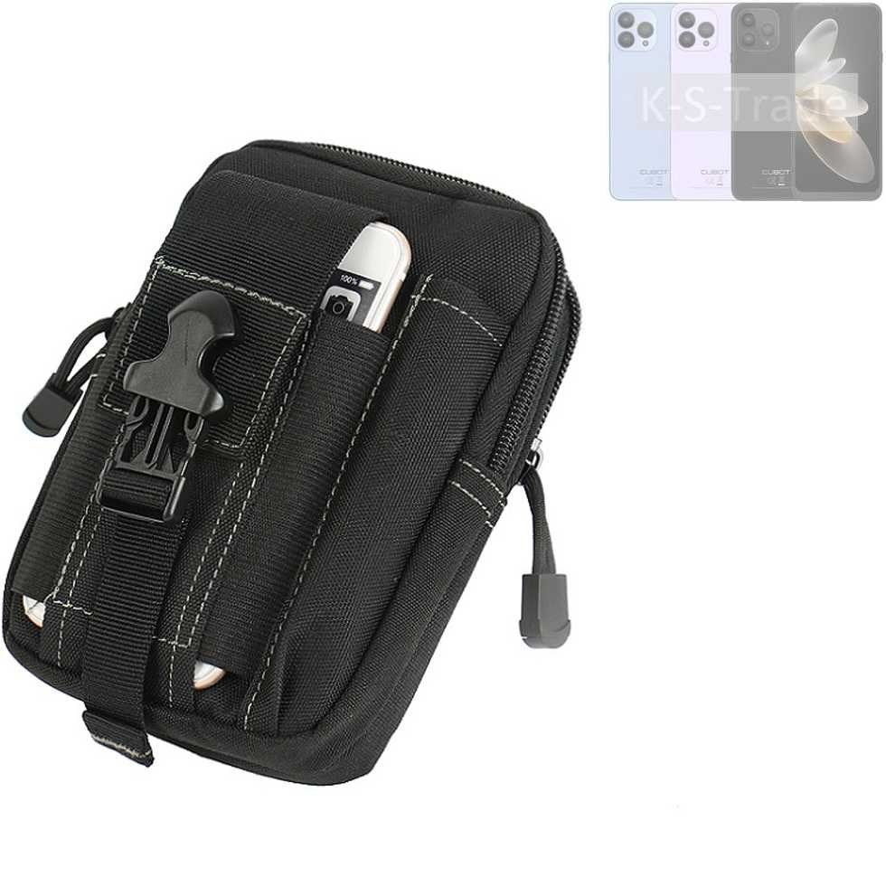 K-S-Trade Handyhülle für Cubot P80, Gürtel Tasche Gürteltasche Holster Schutz Hülle Handy Hülle
