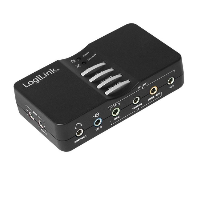 LogiLink USB Sound Box 7.1 8 Kanal USB Soundkarte, Externer Soundprozessor, Computer Soundkarte mit Kopfhörer Anschluss  - Onlineshop OTTO