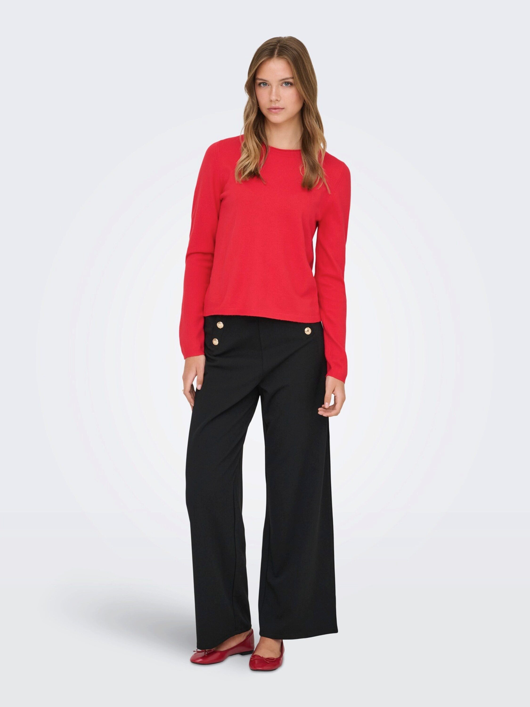 ONLY Rundhalspullover ONLLoyal (1-tlg) Plain/ohne Details