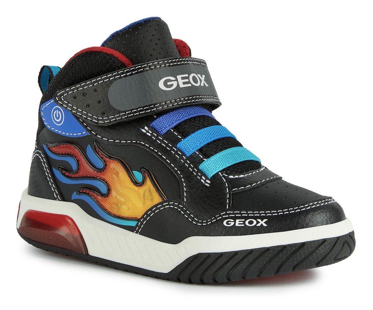 Geox »Blinkschuh J INEK BOY« Sneaker Flamme und Sohle blinkt beim Laufen  online kaufen | OTTO