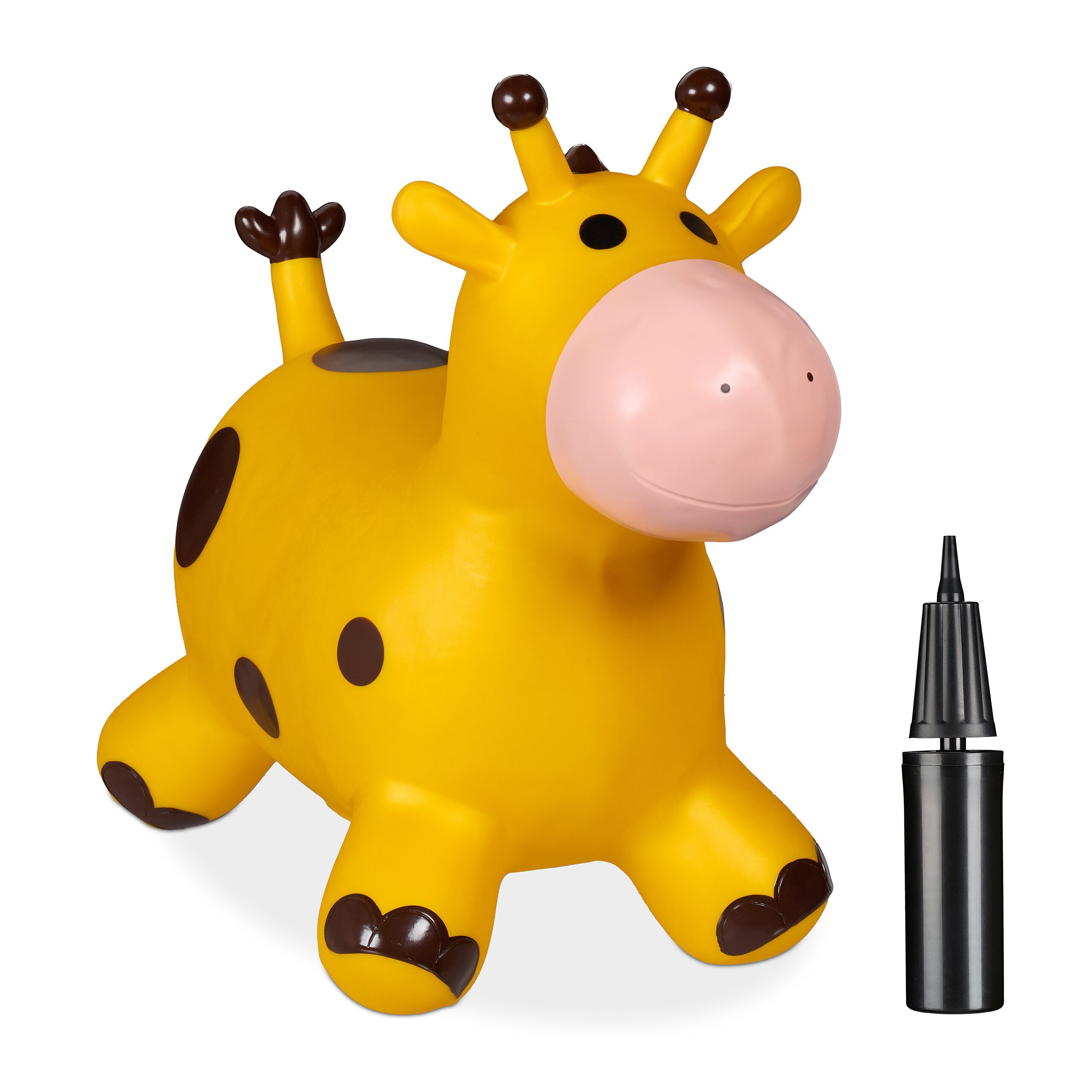 relaxdays Hüpftier Giraffe, (1-tlg)
