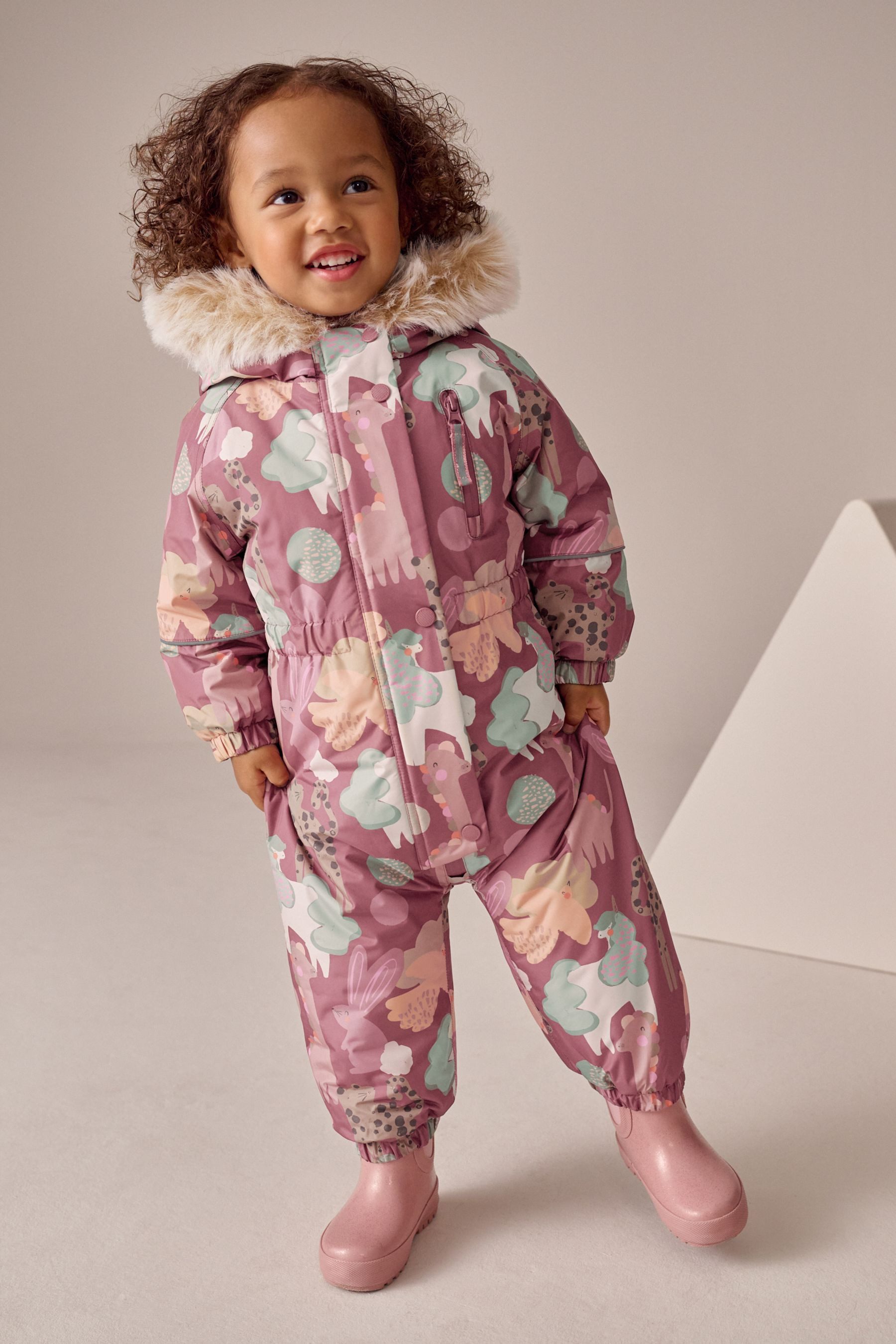 Next Schneeoverall Wasserdichter gemusterter Schneeanzug (1-tlg)