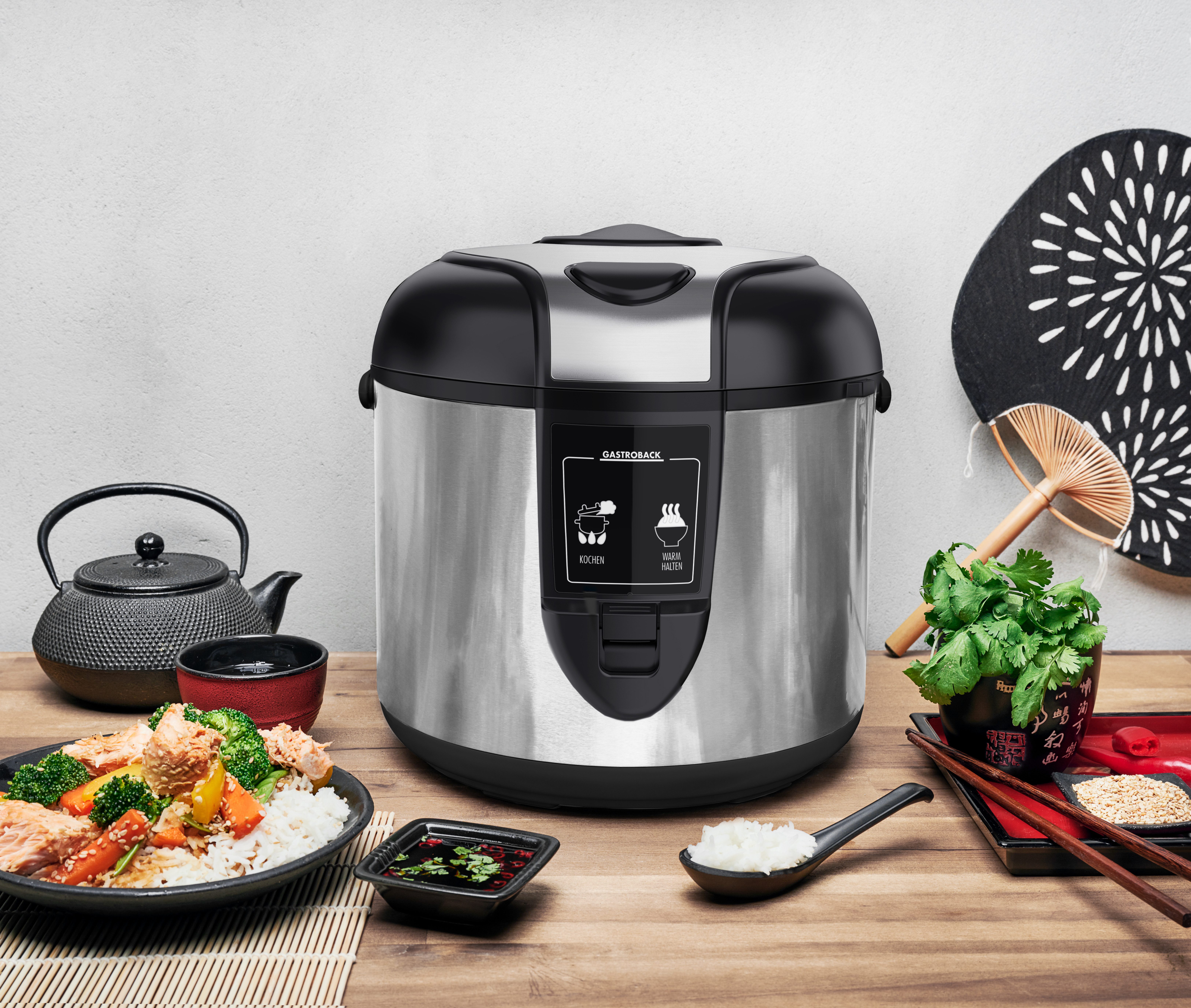 Gastroback Reiskocher Design PREMIUM EDITION 3 L, 468 W