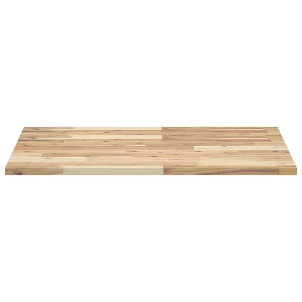 vidaXL Badezimmerspiegelschrank Waschtischplatte Unbehandelt 80x60x2 cm Massivholz (1-St)
