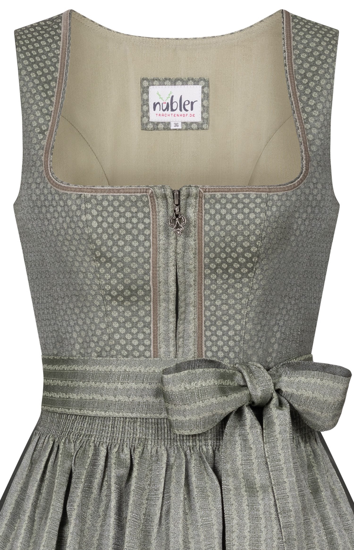 Nübler Dirndl Dirndl Lang Gerda in Salbei von Nübler