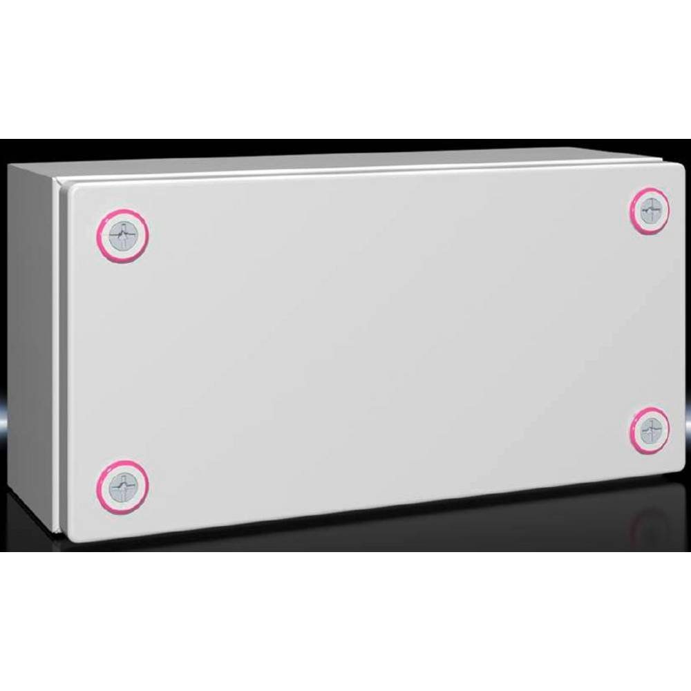 RITTAL Montagedose Kleingehäuse KX Klemmenkasten KX, Stahlblech, mit Flansch 1530000, (mit Befestigungsflansch)