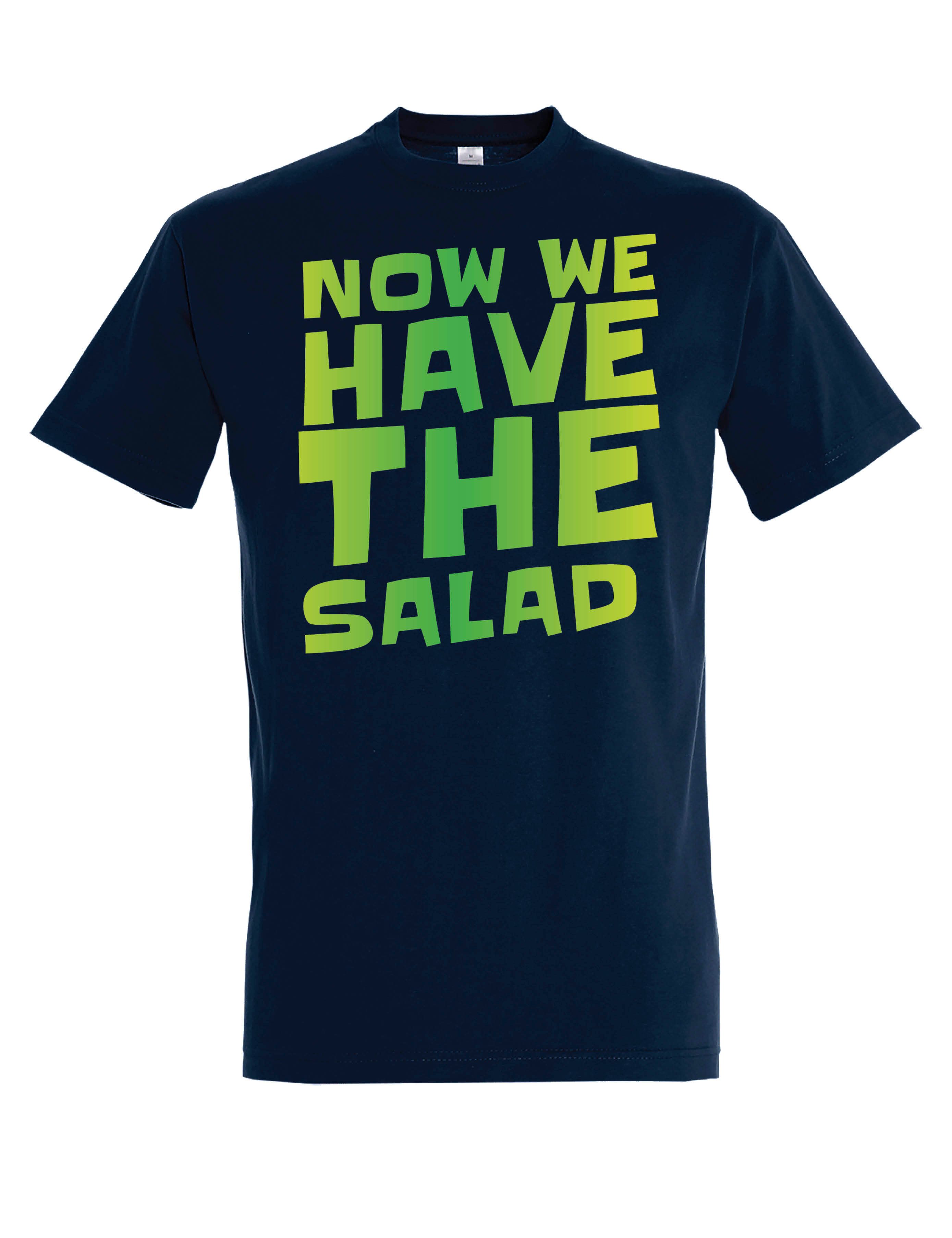 T-Shirt "Jetzt haben wir denn Salat" Herren T-Shirt witzig Aufdruck Geschenk