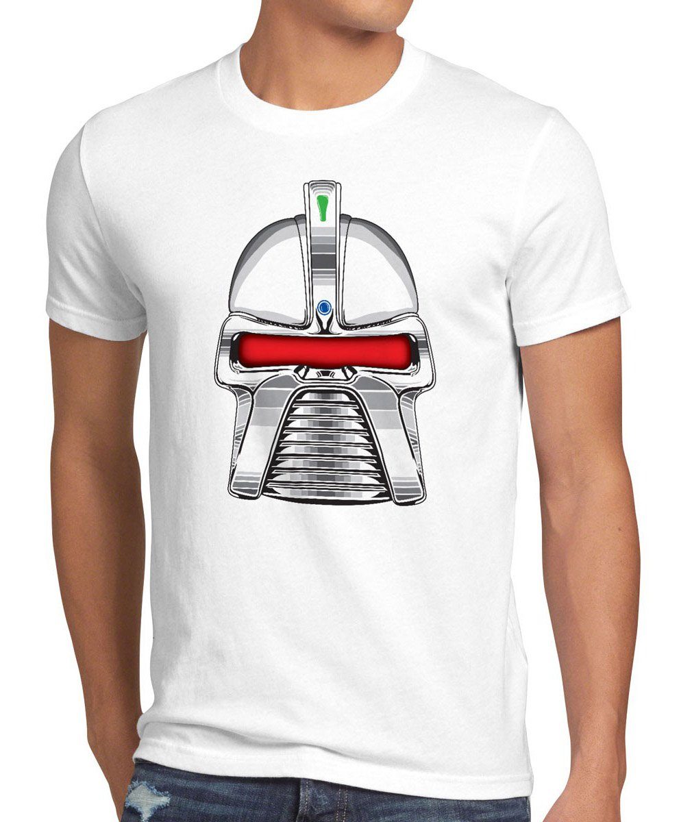 style3 Print-Shirt Herren T-Shirt Zylon Sheldon Big galactica bang star theory wars cooper trooper weiß