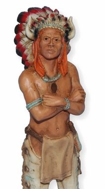 Castagna Dekofigur Native American Figur Broken Arrow H 17 cm Deko Figur Castagna