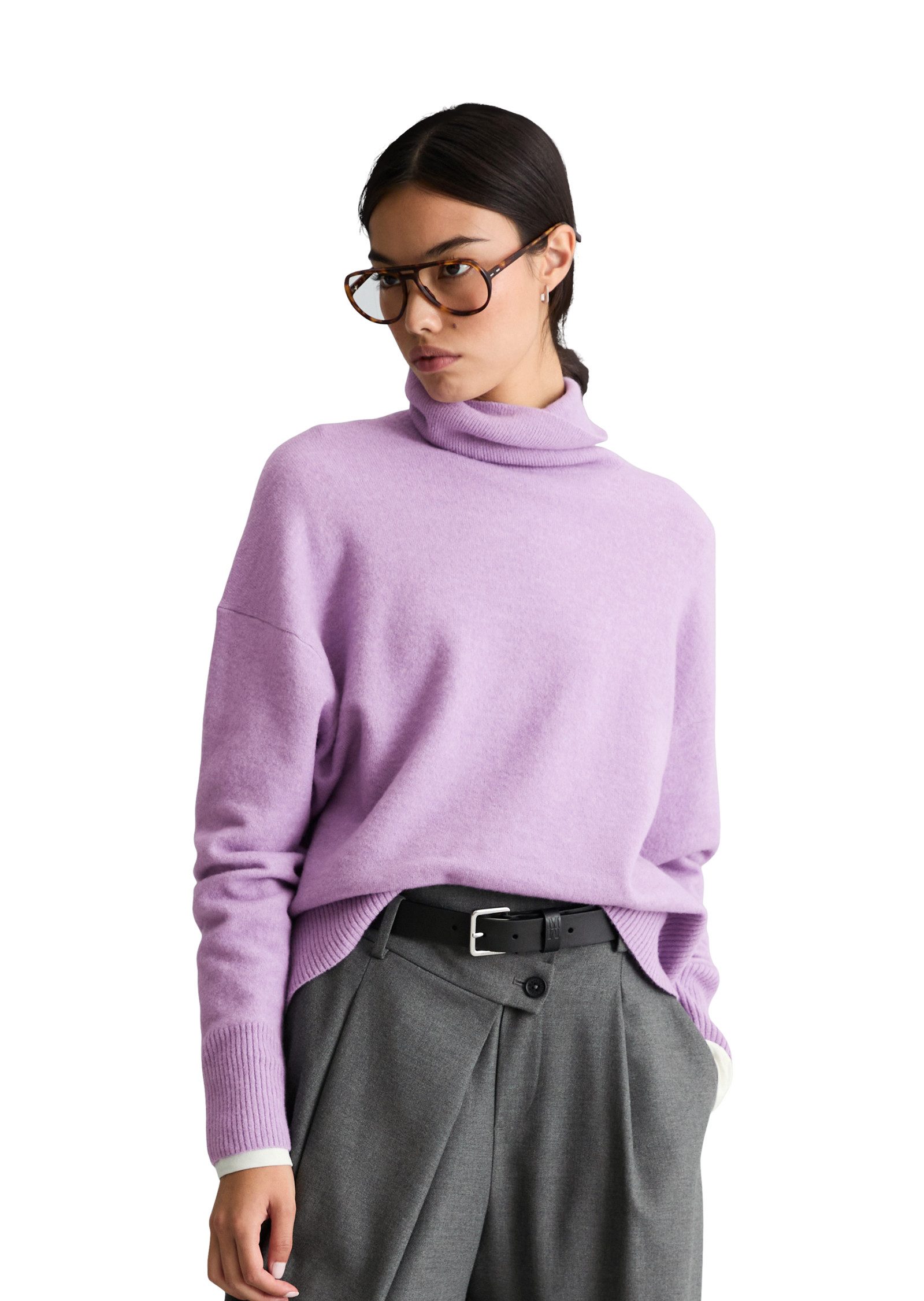Marc O'Polo DENIM Strickpullover aus softem Schurwolle-Mix