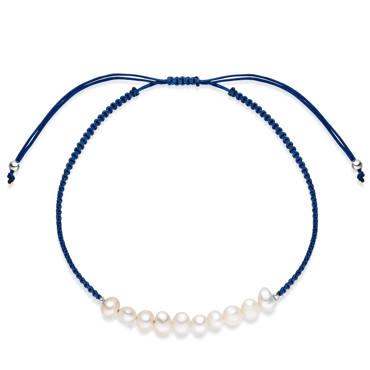 Materia Perlenarmband Schiebeknoten Armband mit Perlen günstig online kaufen