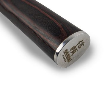 Shinrai Japan Damastmesser Kochmesser 20 cm - Japanisches Messer Holzgriff, Handgefertigt bis ins Detail