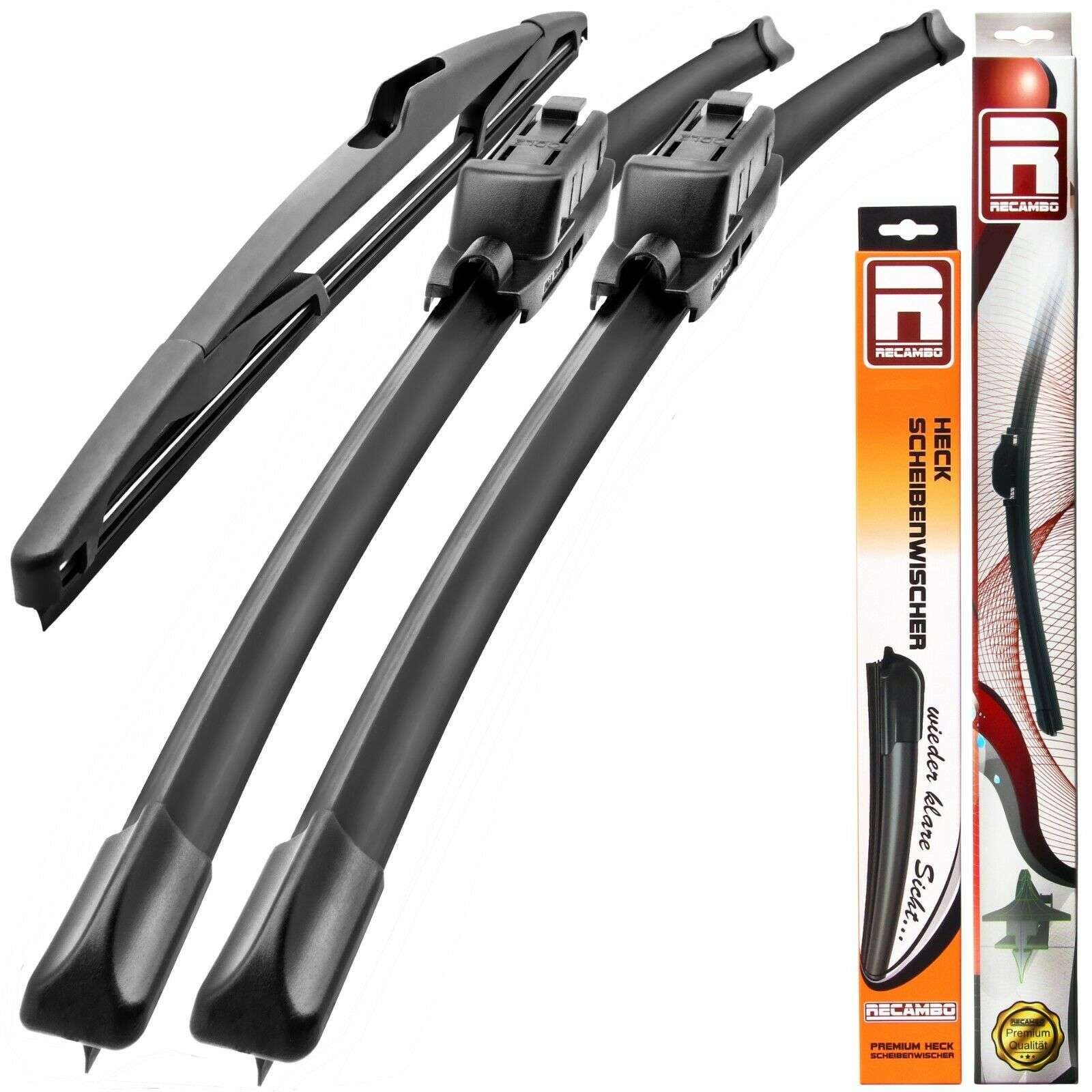 RECAMBO Scheibenwischblätter Scheibenwischer für FORD FOCUS II, BJ 2004-2010
