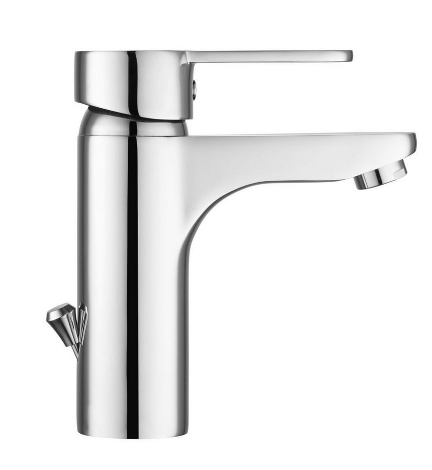 Thumbnail - Vereg Waschtischarmatur MADRID XL Wasserhahn Bad, Messing verchromt, Einhandmischer