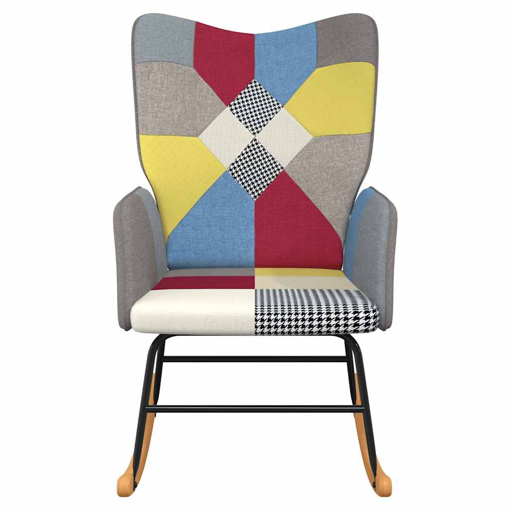 vidaXL Schaukelstuhl Schaukelstuhl Patchwork Stoff (1 günstig online kaufen