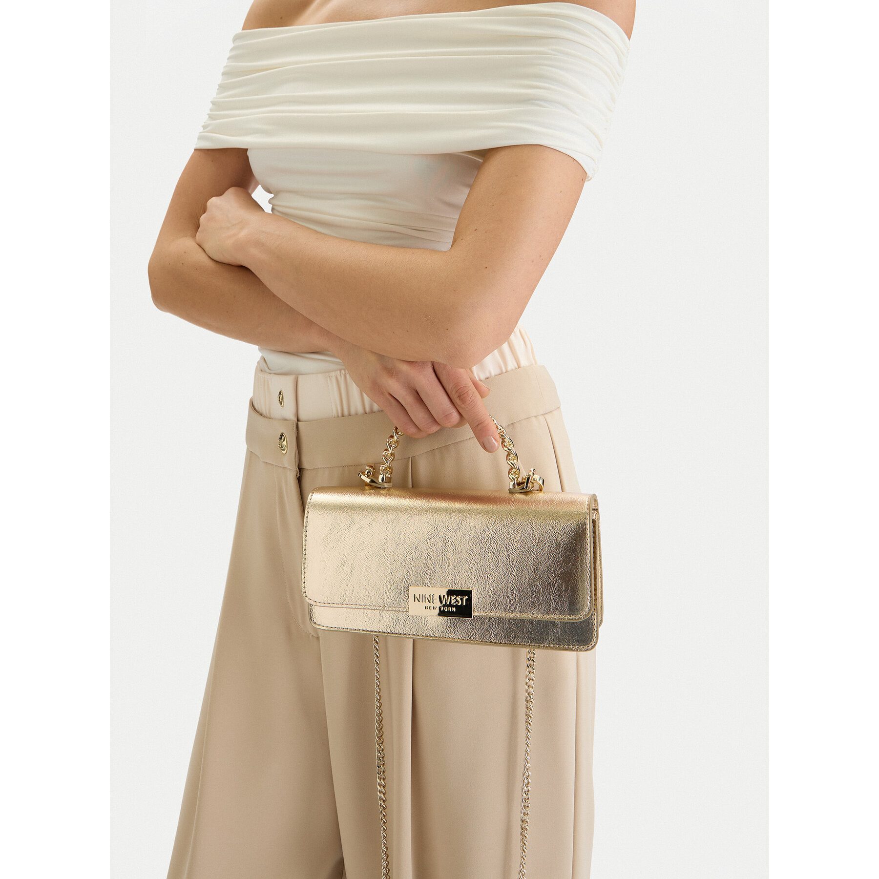 Nine West Umhängetasche Nine West Damen Tasche Golden