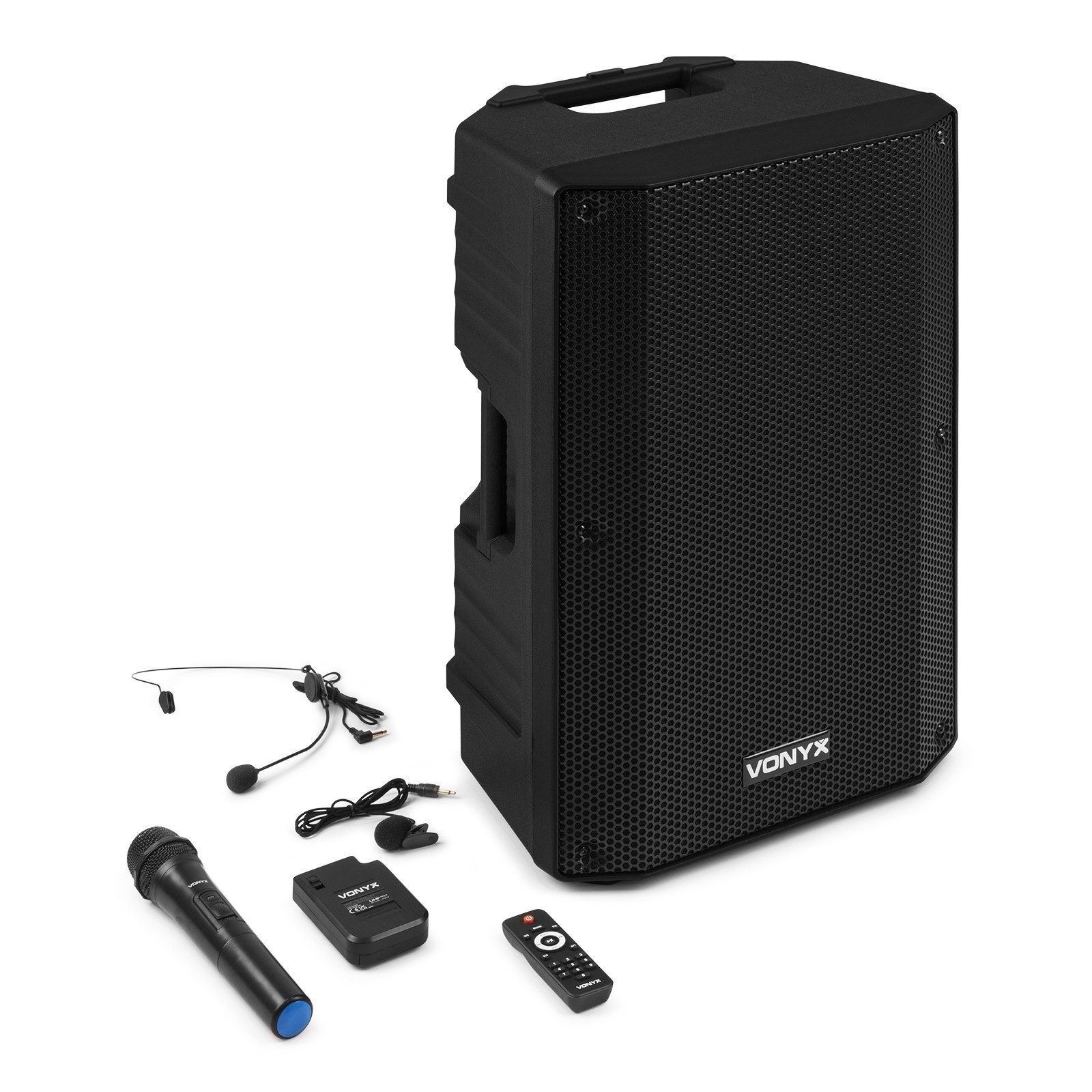 Vonyx Vonyx VSA500-BP 12" Tragbares Akku Lautsprecher System Einbaulautsprecher