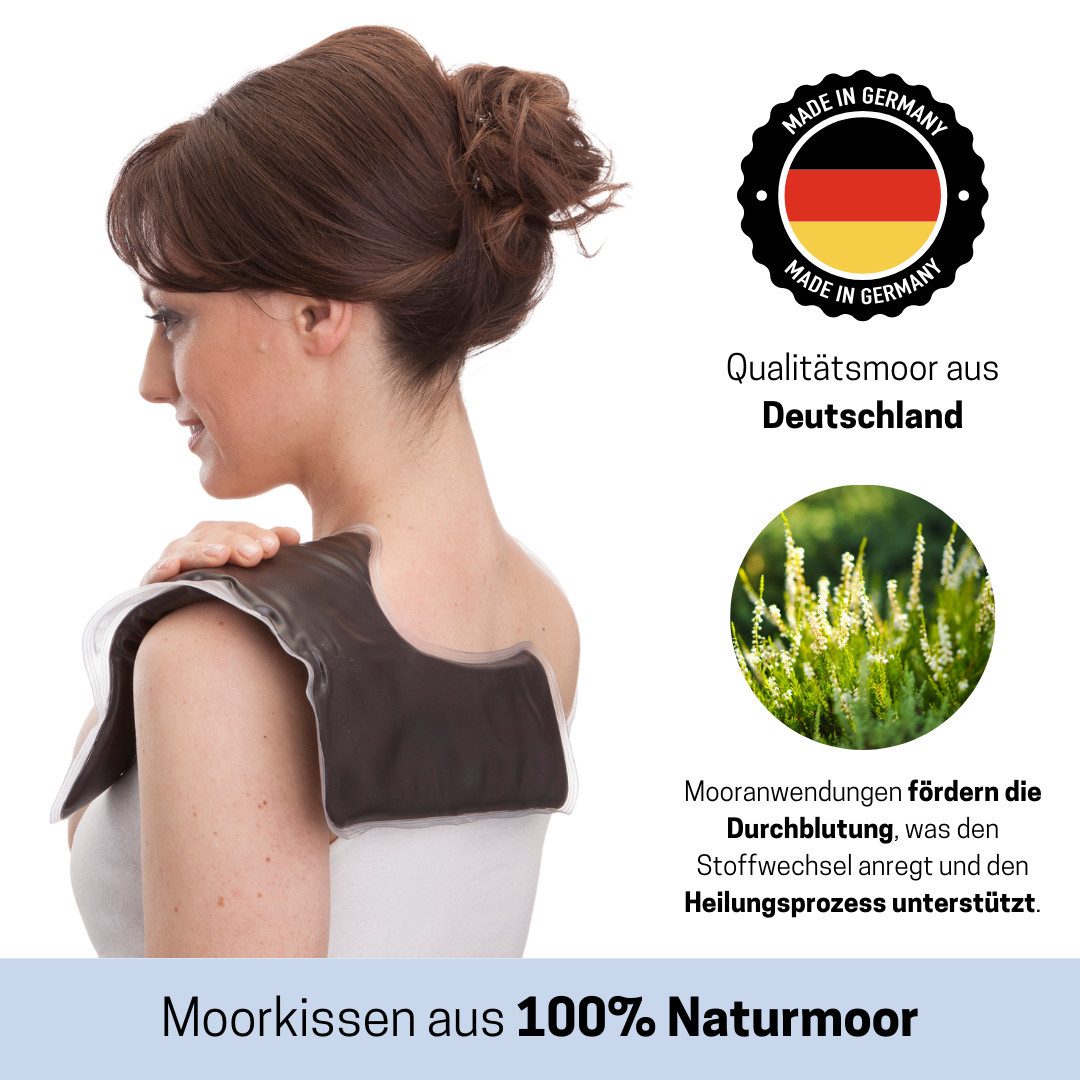 Medosan Wärmekissen Moor Nacken-Wärmekissen, für die Mikrowelle geeignet